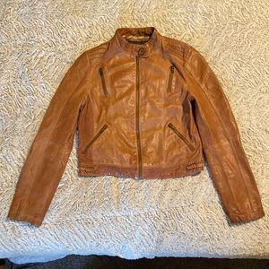 Black Rivet leather jacket